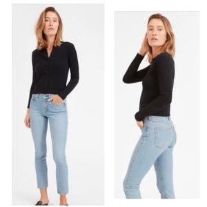 Everlane High Waisted Ankle Cropped Skinny Jeans